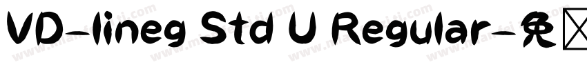 VD-lineg Std U Regular字体转换